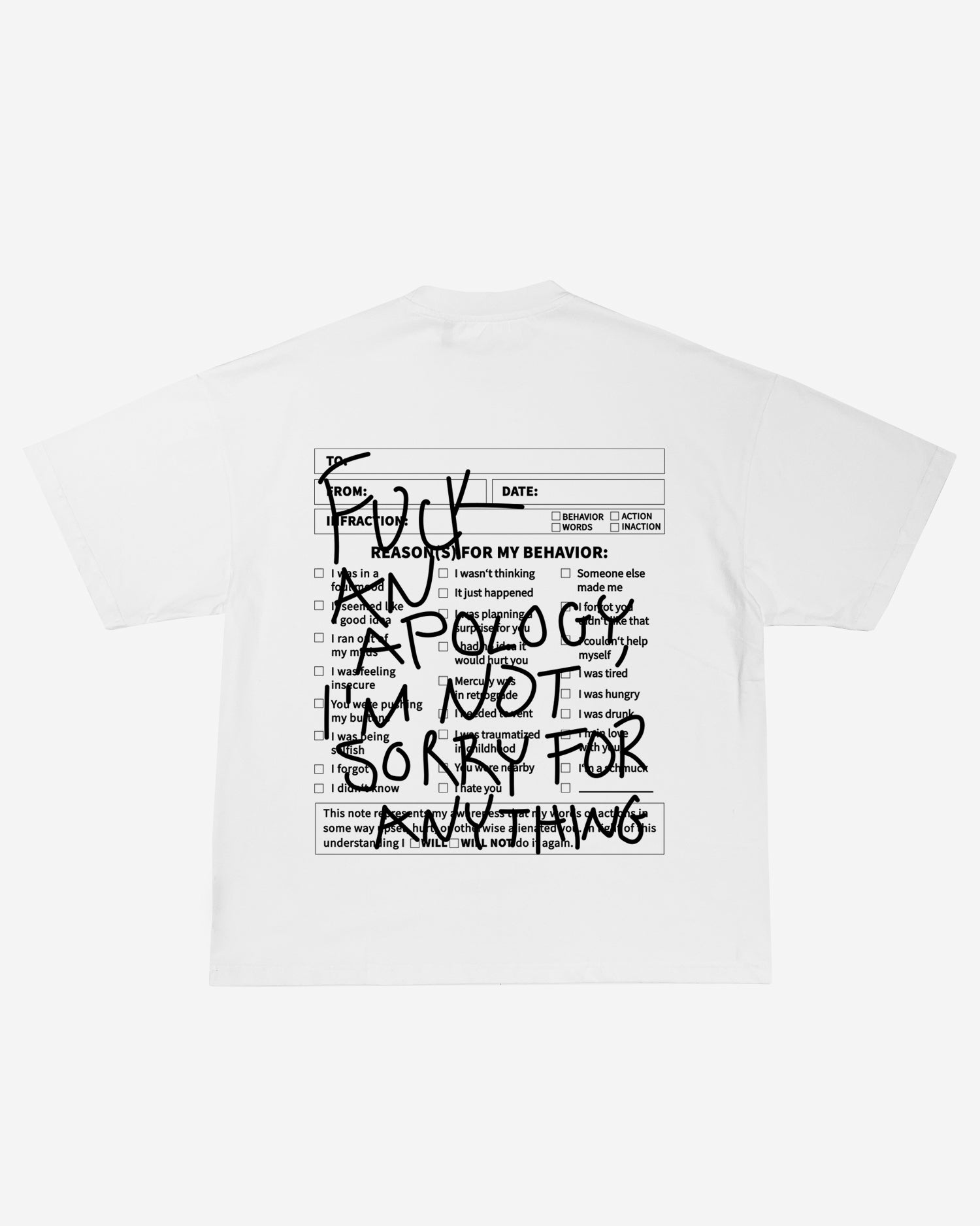 Apology - Shirt White